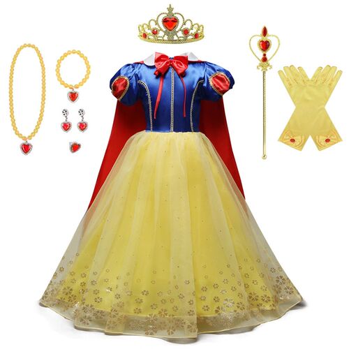 Princess Dress Suit Charm for Girls Cosplay Cinderella Belle