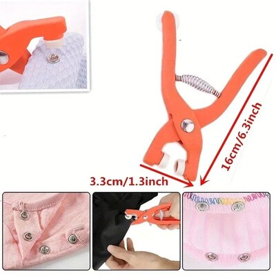 Buckle Rivet Buttons Metal Pliers Snap Button Claw Set Rivet