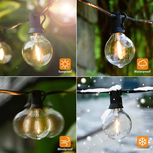 G40 LED 36 m outdoor string light with 64 plastic bulbs Atta