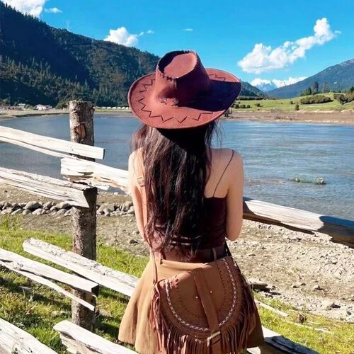 Bride Cowboy Hat Chapeau Cowgirl Hat Cowboy Accessories Cowb