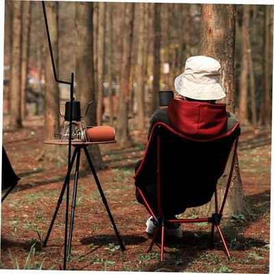 Outdoor portable folding chair Moon back camping space chair