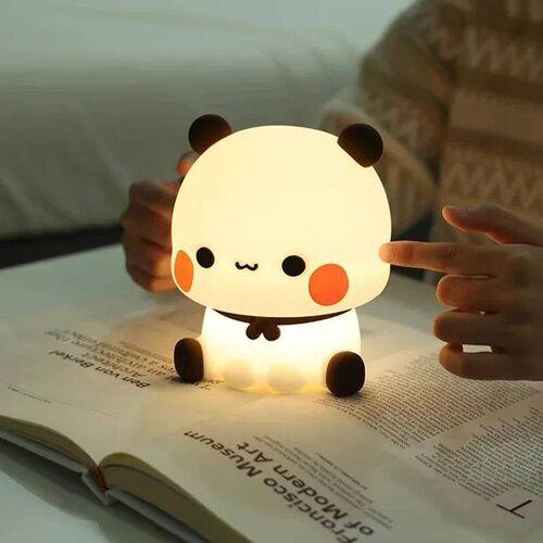Panda Pat Led Night Light Bubu And Dudu Cute Animal Cartoon