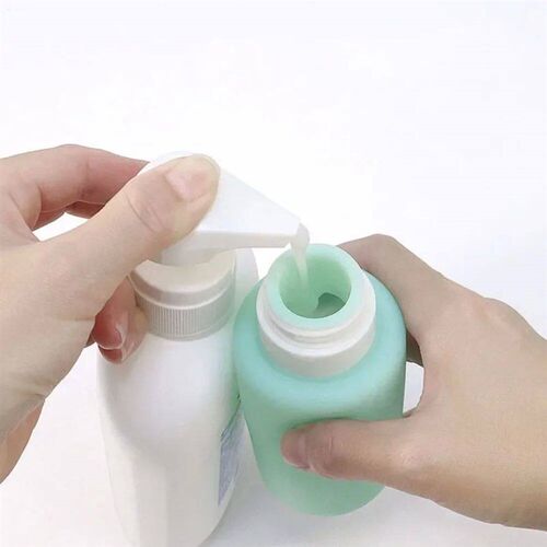 200ml Silicone Bottle Refillable Bottle Lotion Shower Gel Sh