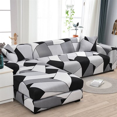 Sofa Cover for Living Room Stch Printed Sofa Slipcover L sha