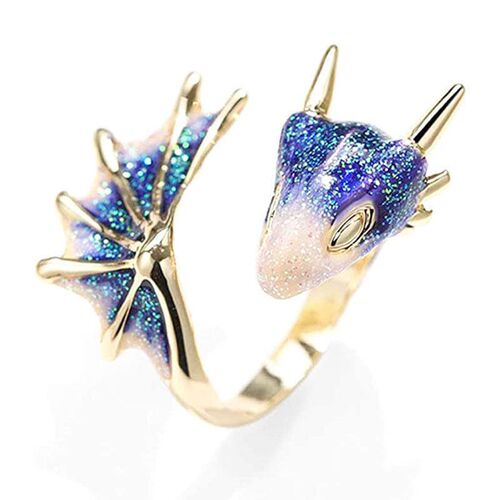 Wus 2022 New Pterosaur Ring Enamel Glaze Color Glaze Highli