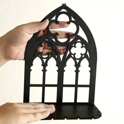 Wooden Crystal Display Stand Bohemian Hand Stand Gothic Styl