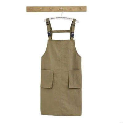 H8WB Women Waterproof Apron with Functional Pocket