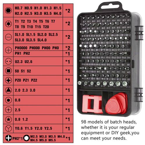 115 in 1 Precision Screwdriver Set Multifunctional Magnetic