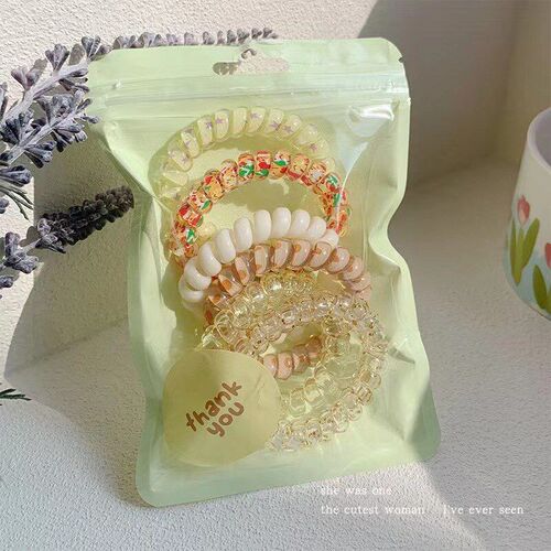 Korean Hair Tie NonTrace Ponytail Holder CandyColored Gradie