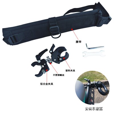 Camping car trailer connecting bicycle trailer hook bicycle