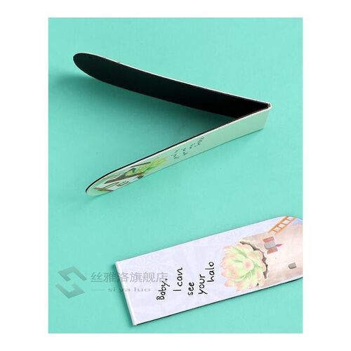 JIANW 6pcs/set Cute Cartoon magnet bookmark life fresh bookm
