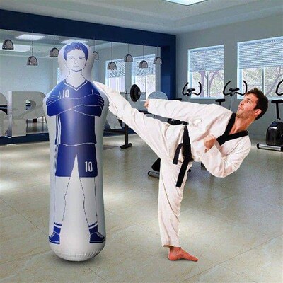 Air Mannequins Free Kick Defender Inflatable Punching Bag