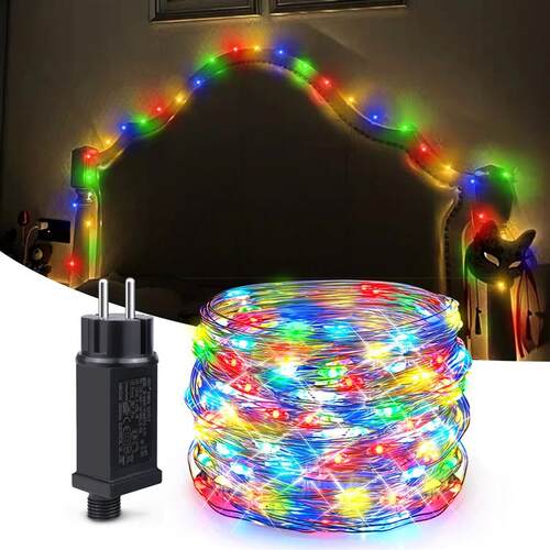 220V 110V Outdoor Christmas LED String Light Garlands Decora