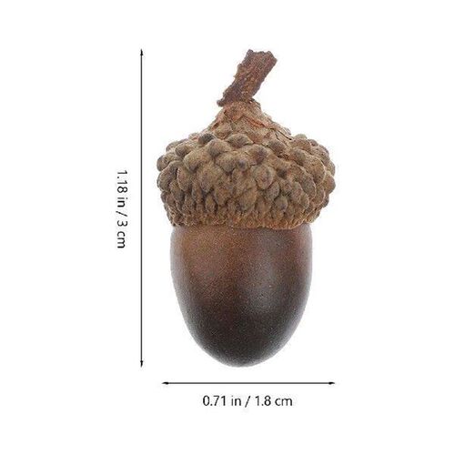 60 Pcs Acorns for Crafts Home Decor Fall Vase Filler Toys