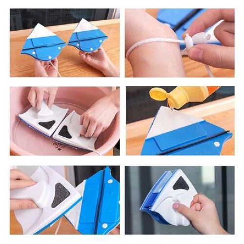 Glass Brush Double Side Magnet Cleaner Brush Magnetic Glass