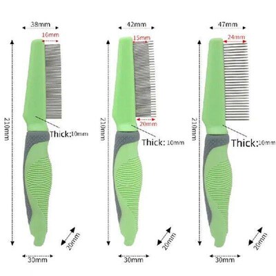 Dog Comb Pet Hair Remover Dense Tooth Cat Hair Comb Dog