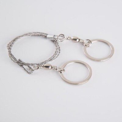 Outdoor Survival Stainless Steel Wire Saw 4Strand Steel Wire