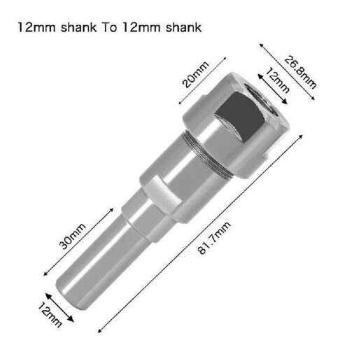 Router Bit Extension Rod Wood Milling Cutter Tool Holder