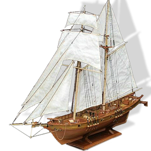 Assembling Building Kits Ship Model Wooden Sailboat Toys Sai