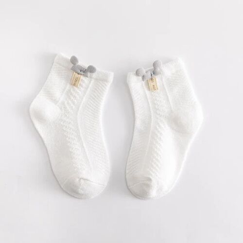 Newborn Baby Socks Cartoon Socks Cotton Thin Section Mesh So