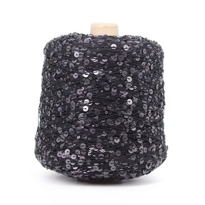 50g/ball Colorful Crochet Thin Thread Shiny Sequin Yarn for