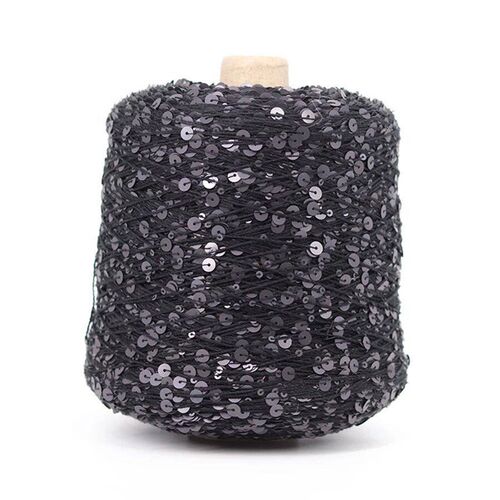 50g/ball Colorful Crochet Thin Thread Shiny Sequin Yarn for