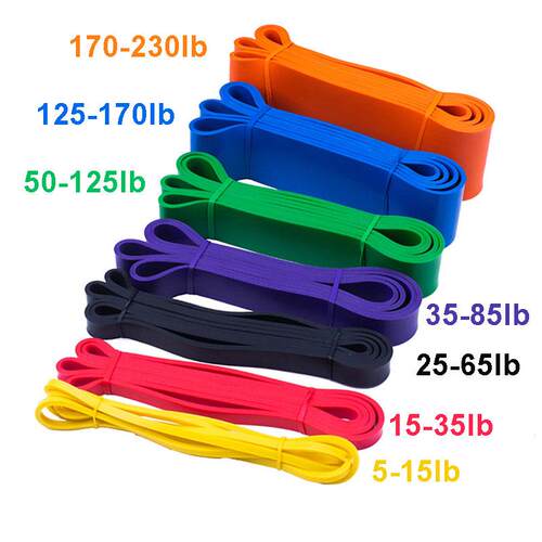 Fitness Band Pull Up Elastic Bands Rubber Resistance Loop Po