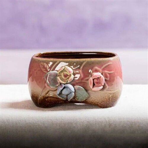 Korean Style Relief Flower Pot Handmade Breathable Coarse