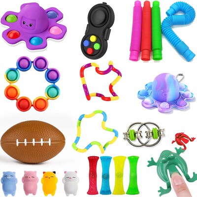 Figet Toys Pack Anti Stress Adults Kids Squeeze Sensory Auti