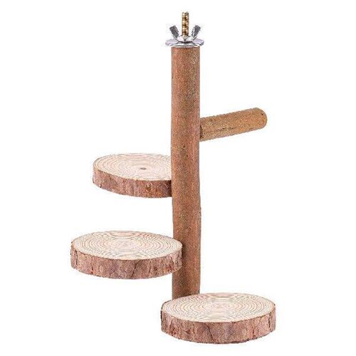 Bird Perch Stand Toy Durable Bird Cage Standing Resting