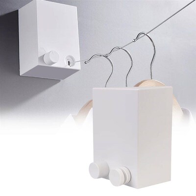 Wall-mounted Retractable Clothesline 4M Washing Clothes Hang