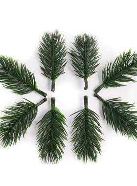 100Pcs Christmas ree Ornament Mini Artificial Pine Needles G