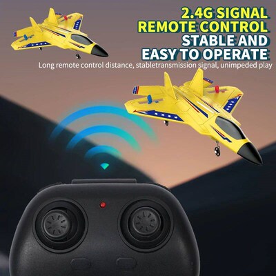 RC Plane KF803 2.4G With LED Lights RC Flying Model Glider R
