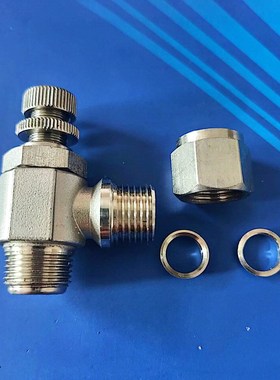 卡调速节流铜管不锈钢管SL8-1/单向调节YQS-01