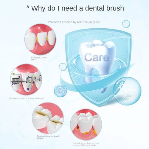 60Pcs 0.6-1.5mm Interdental Brushes Health Care Tooth Push-P