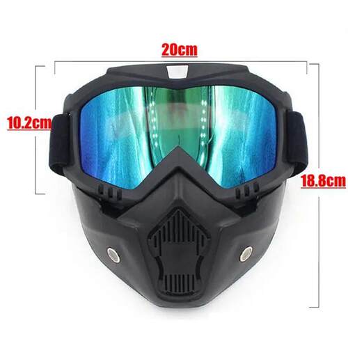 Bicycle helmet Full Face Anti-fog Mask Helmet Airsoft Full H