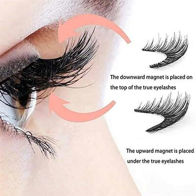 Magnetic Eyelashes Curler Long Thick 3D Magnetic Lashes Reus