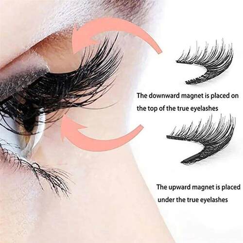 Magnetic Eyelashes Curler Long Thick 3D Magnetic Lashes Reus