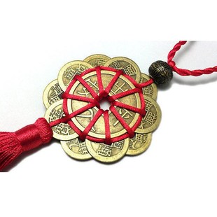 Home Car Decor 10 Lucky Red Chinese Knot FENG SHUI Set Charm