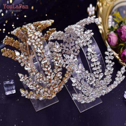 YouLaPan HP425 Bridal Headband Wedding Crowns Bride Tiara an