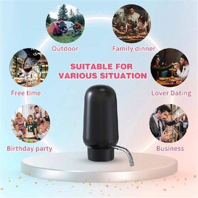 Wine Decanter Electric Wine Pourer ABS Material Wine Tools