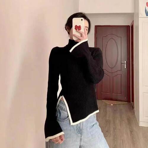 Lucyever Womens Turtleneck Sweater and Pullover Winter 2024