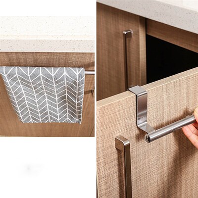 Towel Rack Over Door Towel Bar Hanging Holder Stainless Stee