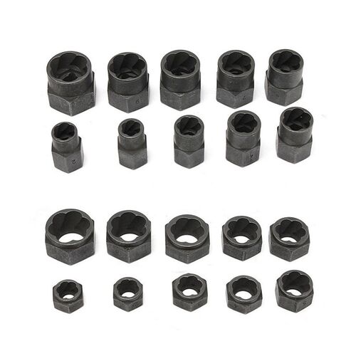 10Pcs/set Damaged Nut Bolt Remover Kit Nut Extractor Drillin
