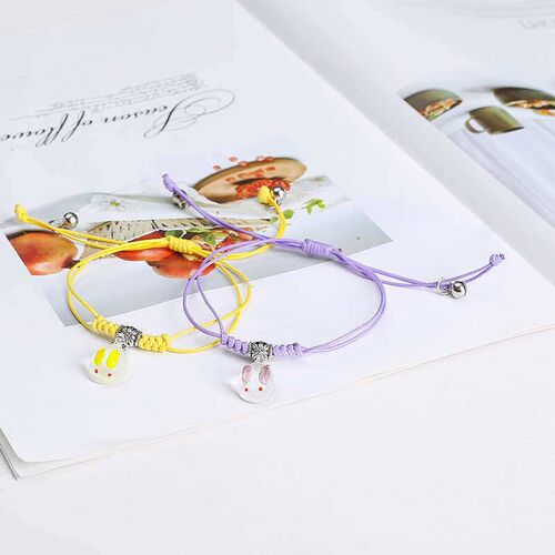 Magic Road Wei Wuxian Lan Wangji Rabbit Leather Rope Braided