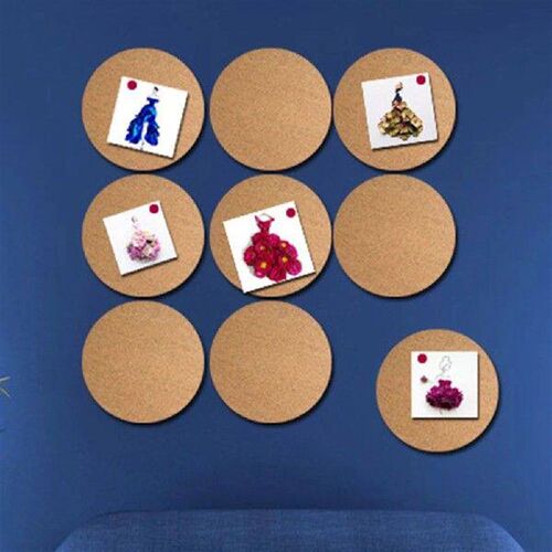 Round Cork Boards Natural Cork Sticky Bulletin Memo Pin