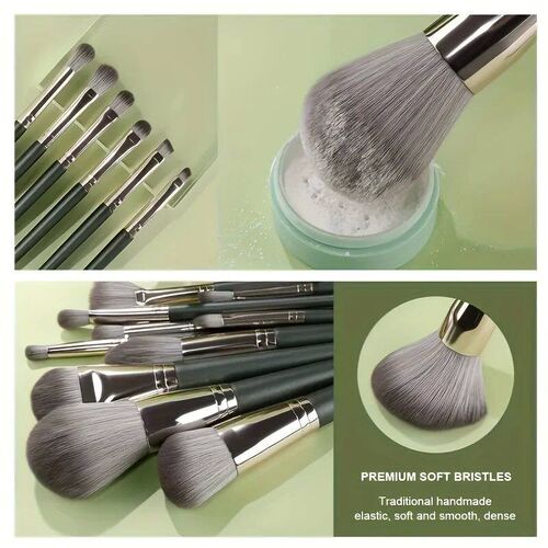 14-Piece Luxury Makeup Brush Set - Professional Full Face