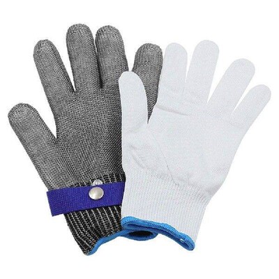 Anti-cut Gloves Safety Cut Proof Stab Resistant Wire Metal