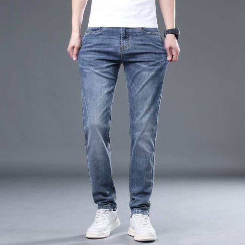 Spring Jeans Mens New Loose Straight Wear-resistant Spring
