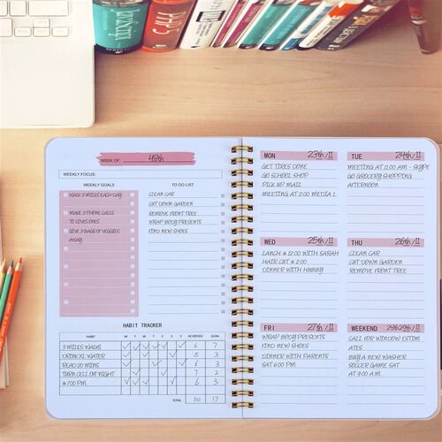 2024 A5 Agenda Notebook Bullet Daily Weekly Notebook Journal